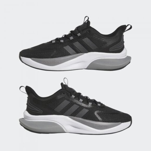 adidas AlphaBounce Men`s Running Shoes Black Grey HP6144 NEW main image 7